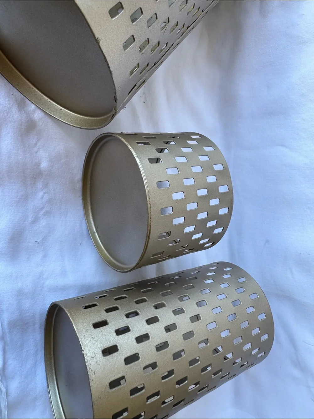 Gold Metal Decorative Lantern Set - Home Accents